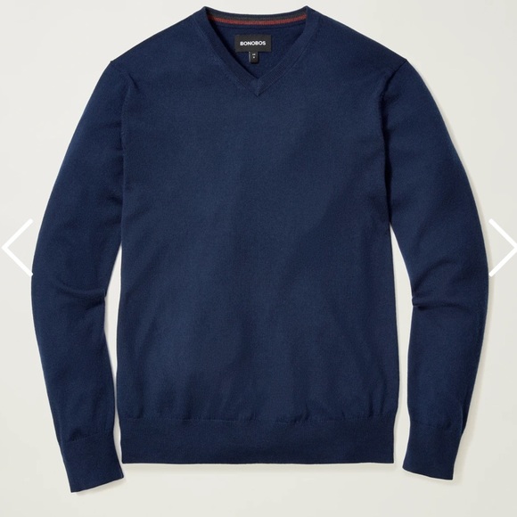 Bonobos Washable Merino V-Neck Sweater - Picture 4 of 8